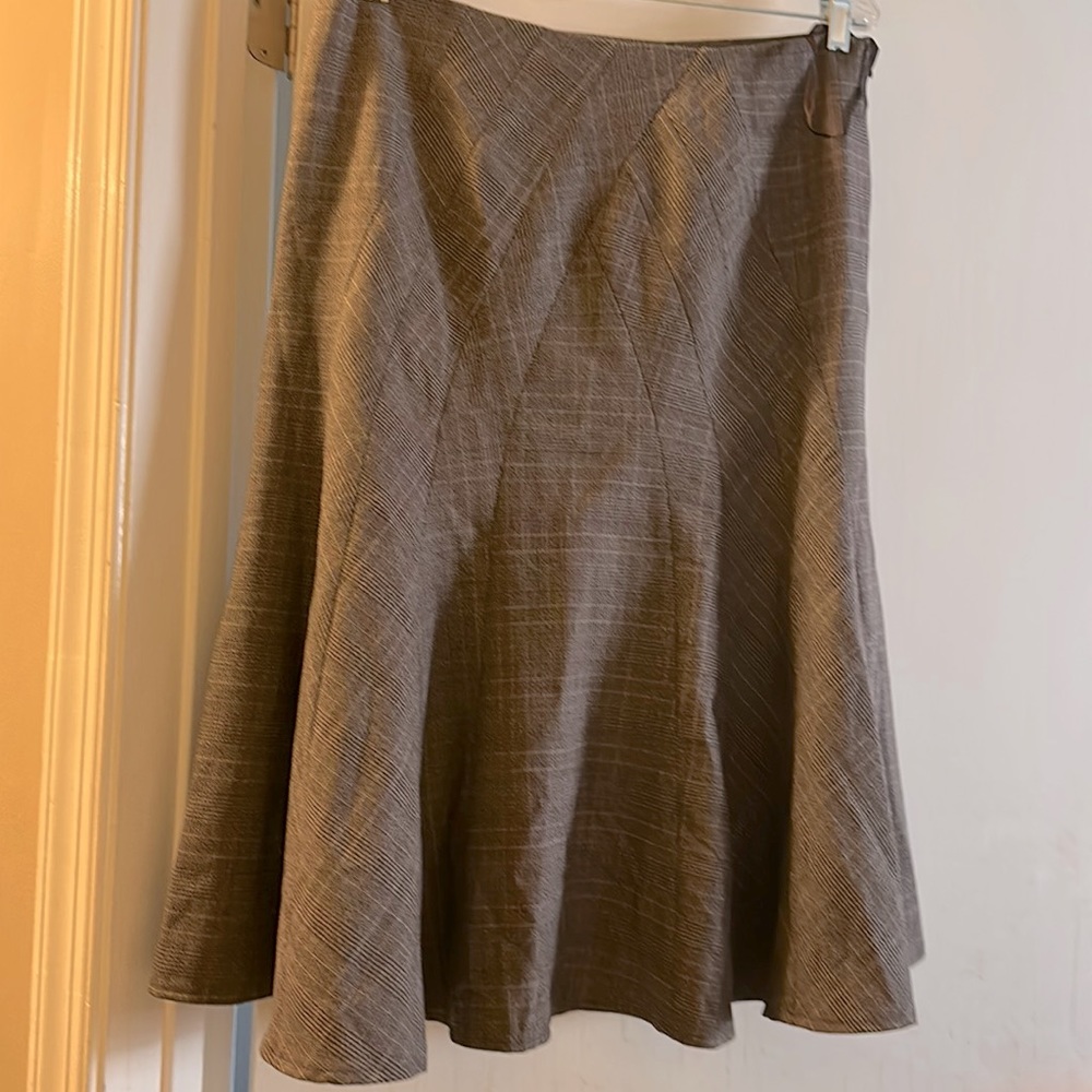 Anne Klein brown plaid